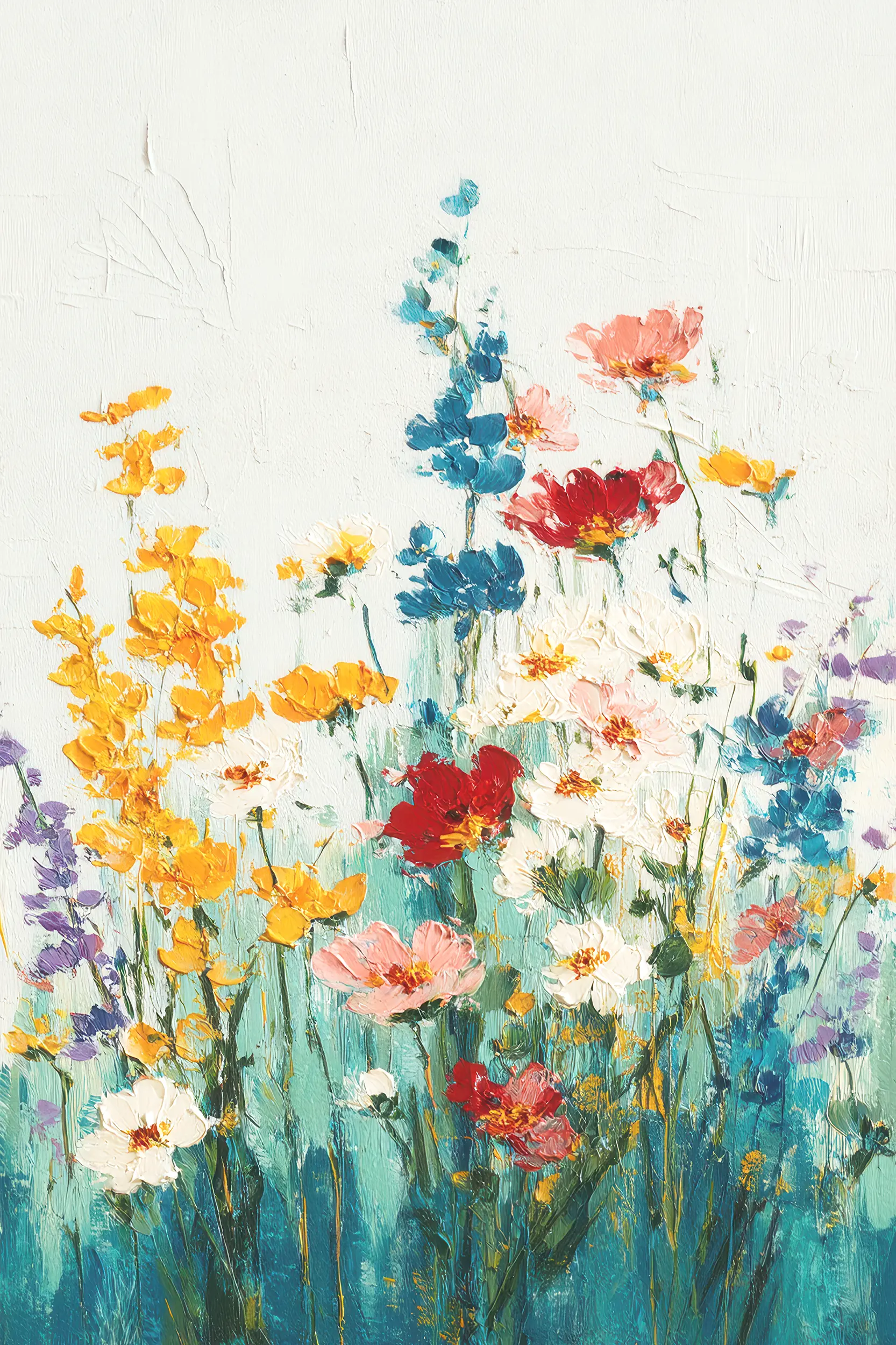 Frontalansicht des Poster Plate Designs Blühen statt Mühen in der Originaldatei