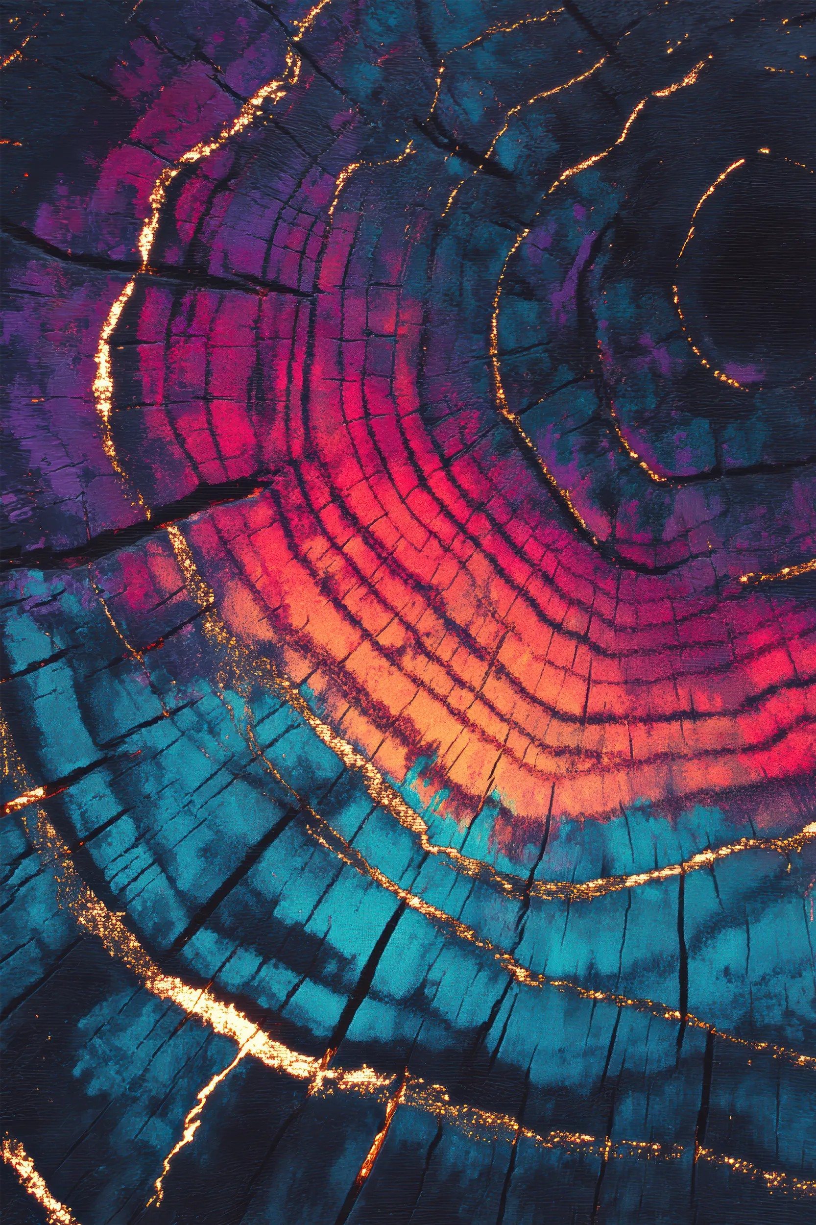 Frontalansicht des Poster Plate Designs Rindenroulette in der Originaldatei