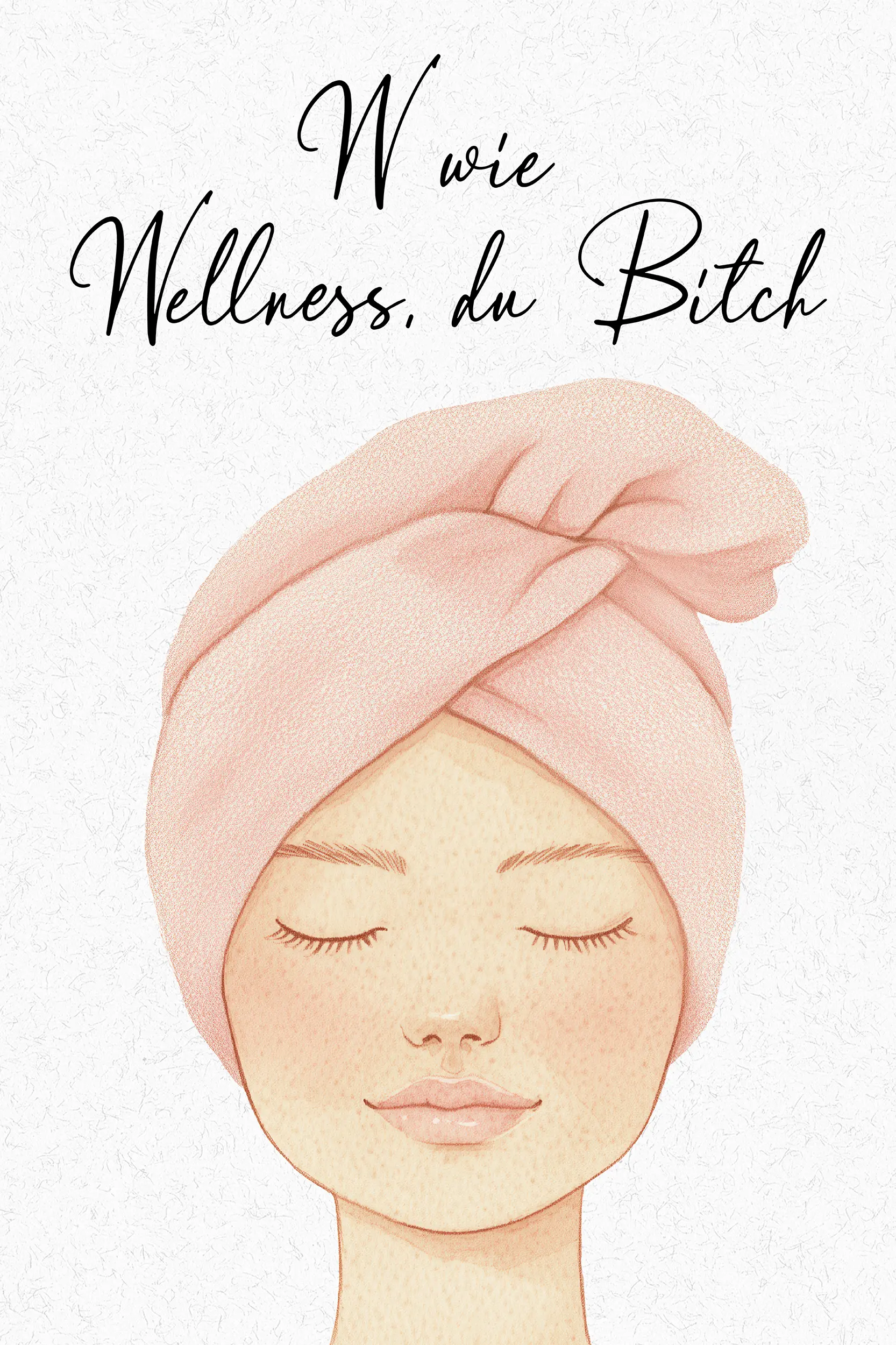 Frontalansicht des Poster Plate Designs Wellness Routine in der Originaldatei