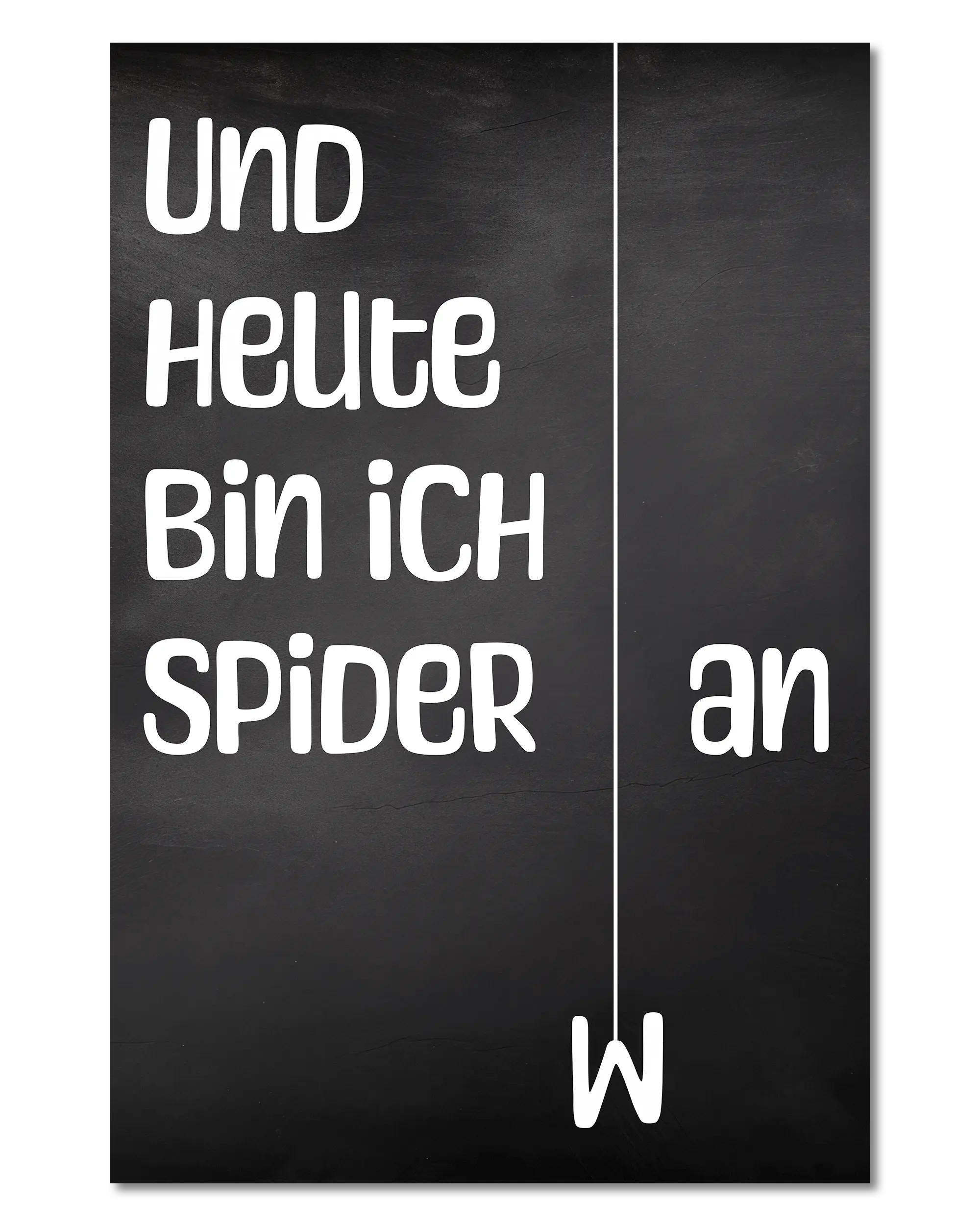 Frontalansicht des Poster Plate Designs Abhängen im Original Style in der Größe Main (40 x 60 cm)