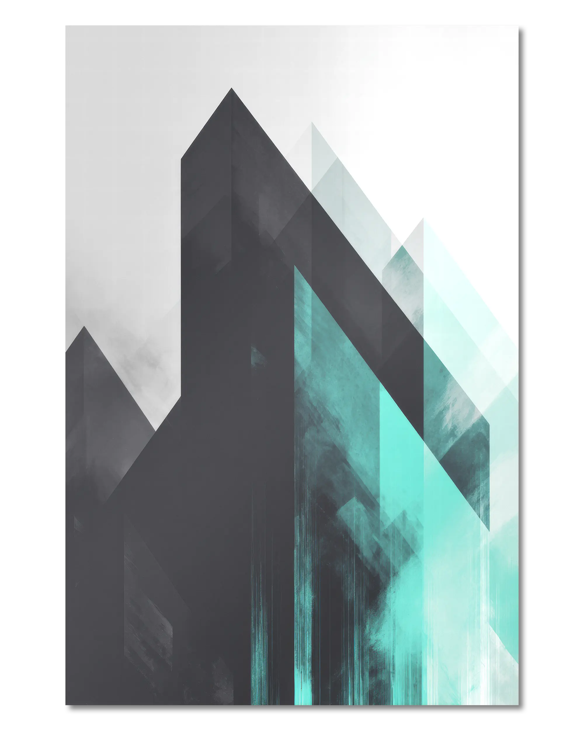 Frontalansicht des Poster Plate Designs Ein Abstrakt im Original Style in der Größe Main (40 x 60 cm)