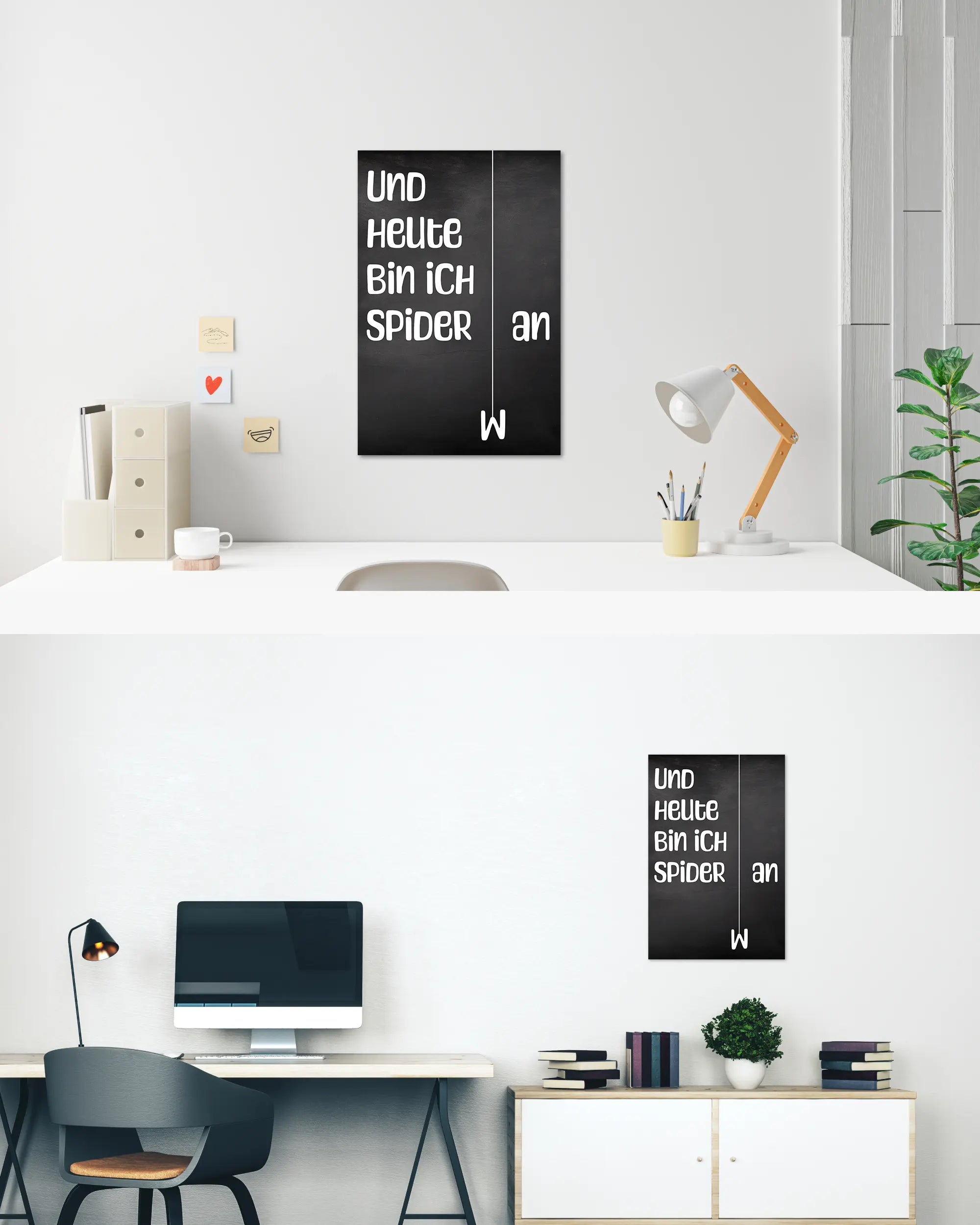 Zimmeransicht des Poster Plate Designs Abhängen im Original Style in der Größe Main (40 x 60 cm)