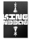 Frontalansicht des Poster Plate Designs Chessday im Original Style in der Größe Mini (20 x 30 cm)