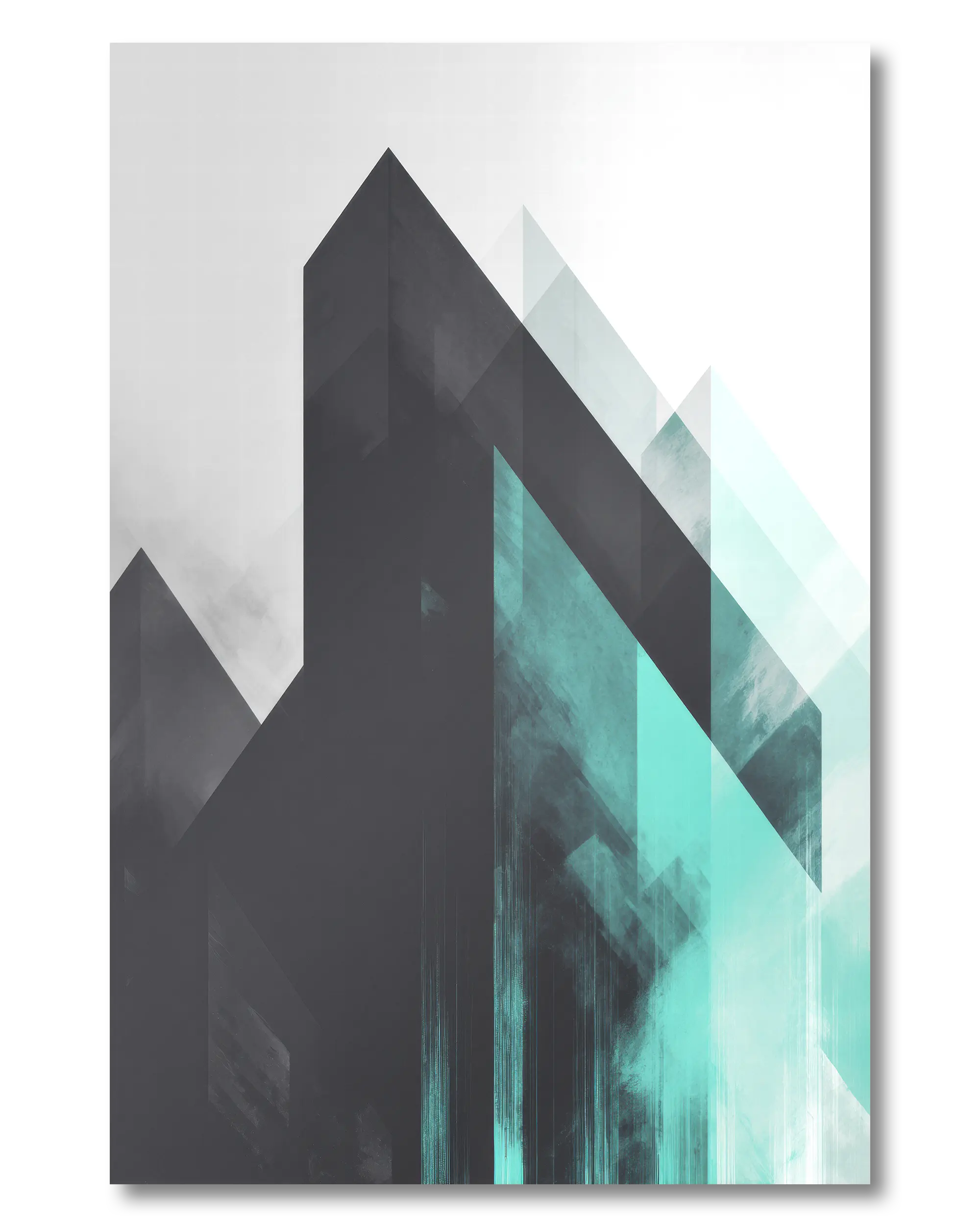 Frontalansicht des Poster Plate Designs Ein Abstrakt im Original Style in der Größe Mini (20 x 30 cm)