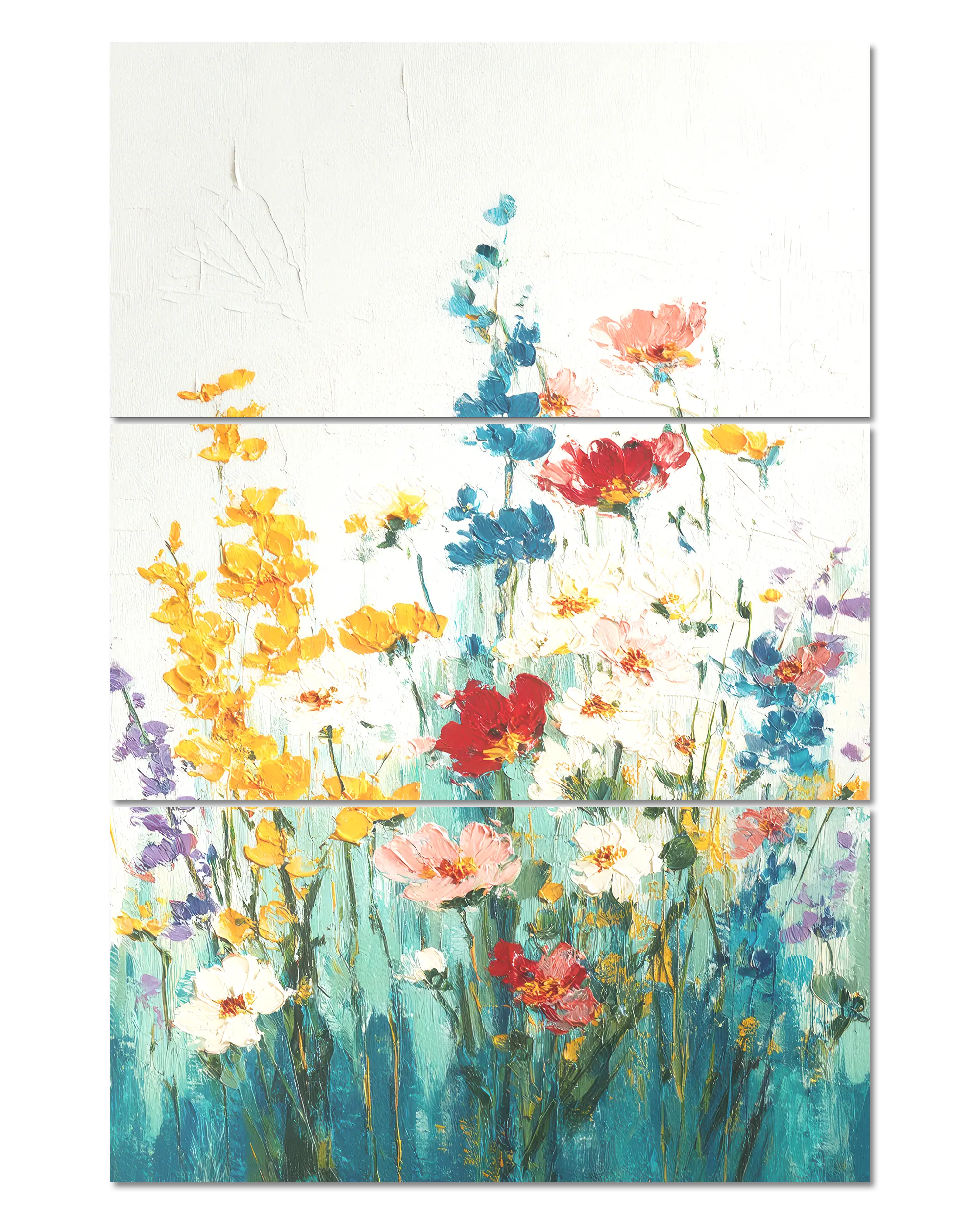 Frontalansicht des Poster Plate Designs Blühen statt Mühen im Original Style in der Größe Mighty (60 x 90 cm)