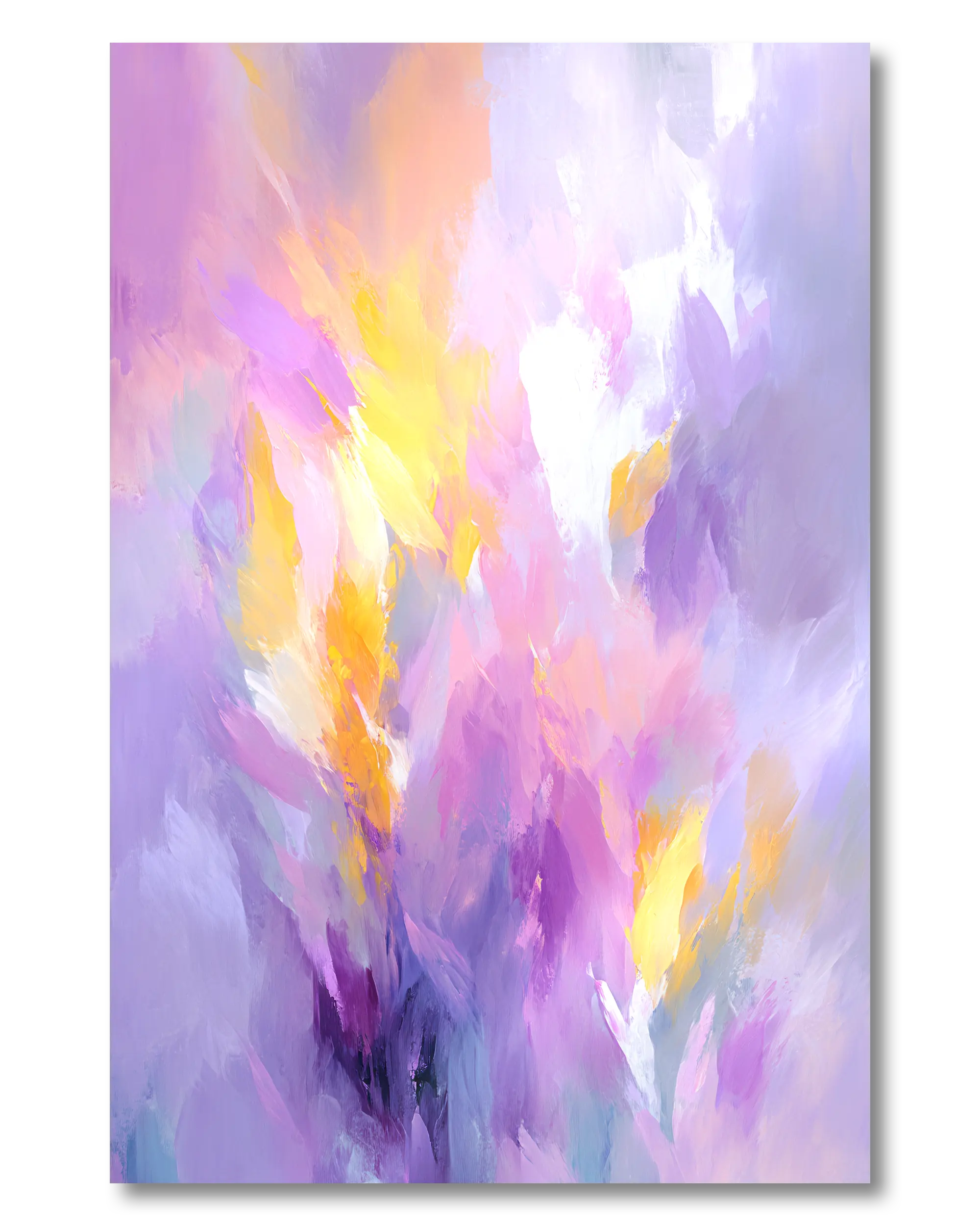 Frontalansicht des Poster Plate Designs Lust und Laune im Metallic Style in der Größe Mini (20 x 30 cm)