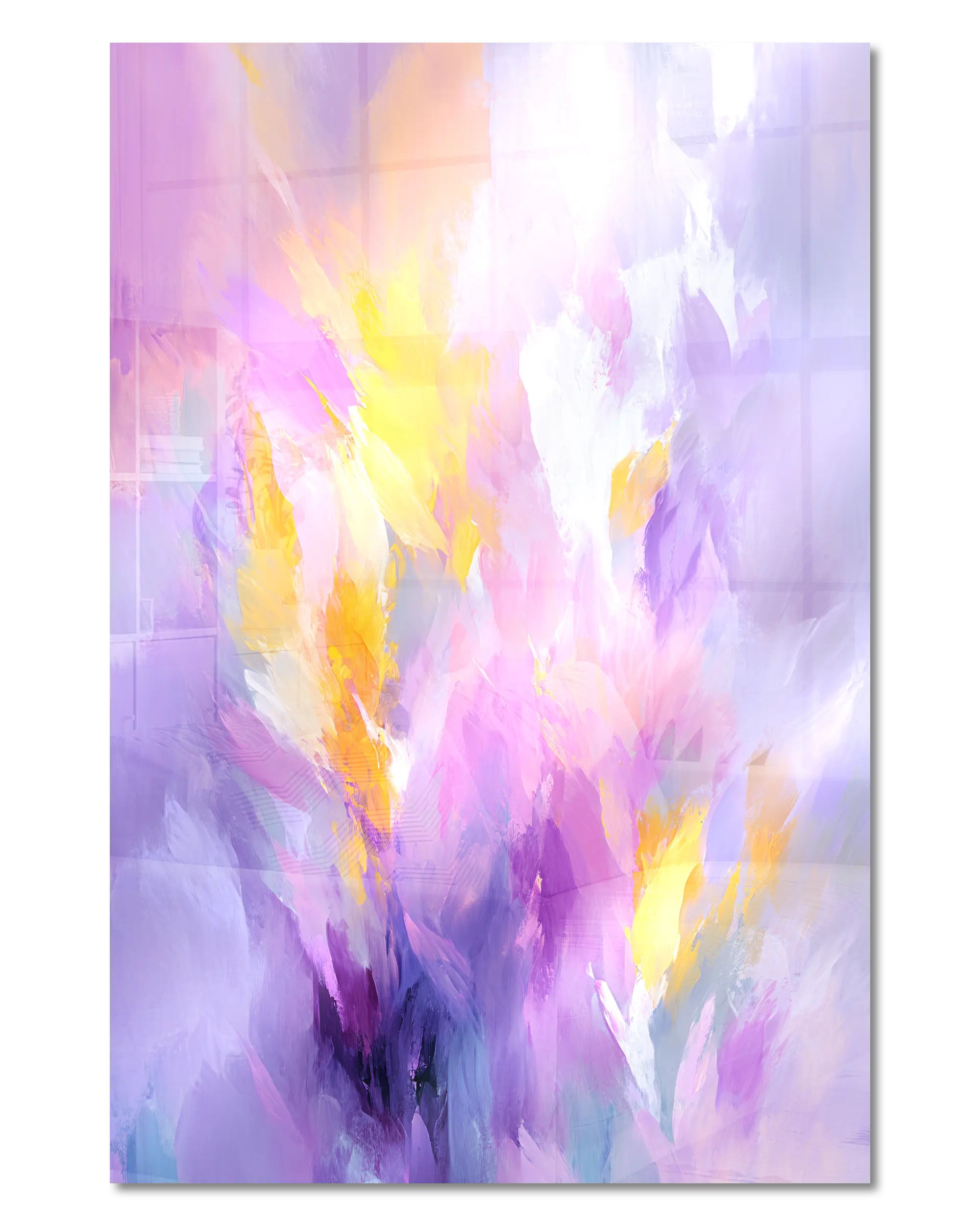 Frontalansicht des Poster Plate Designs Lust und Laune im Acrylic Style in der Größe Main (40 x 60 cm)