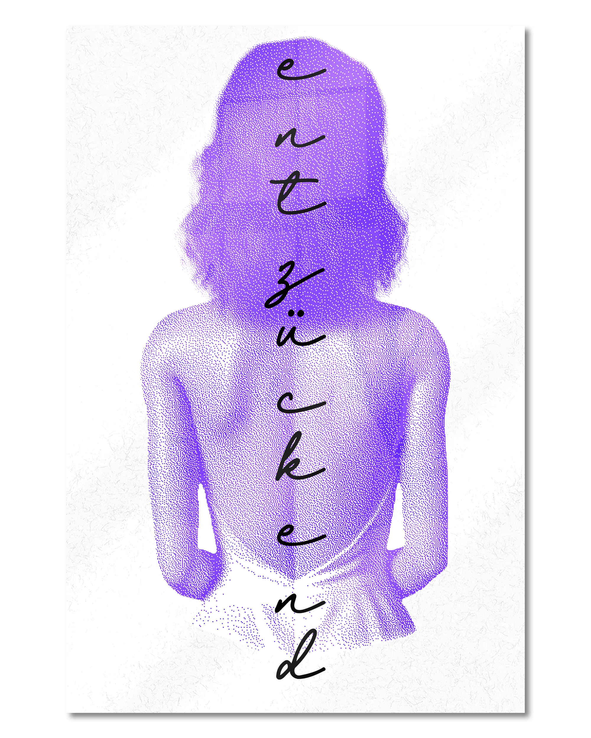 Frontalansicht des Poster Plate Designs Rückendeckung im Acrylic Style in der Größe Main (40 x 60 cm)