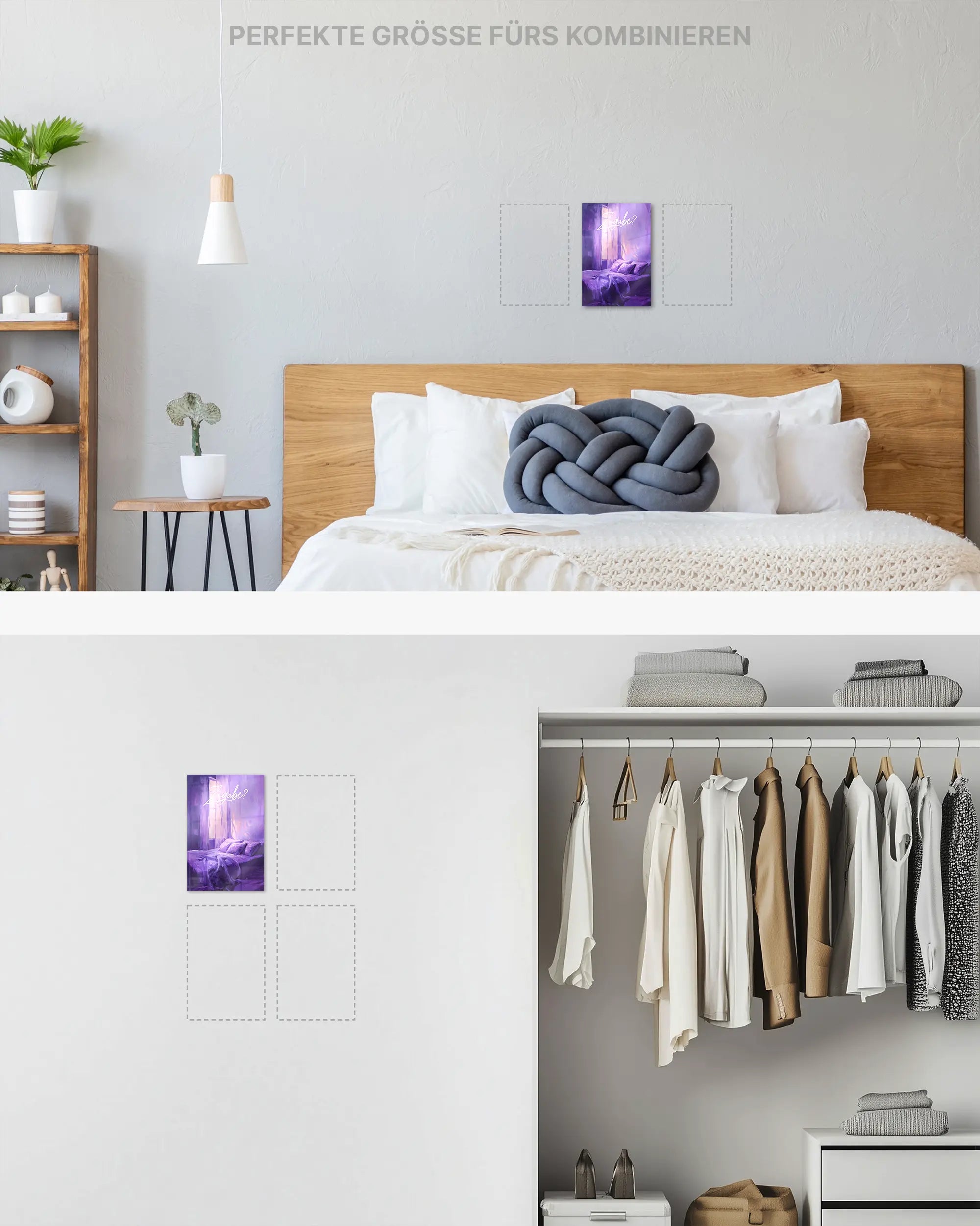 Zimmeransicht des Poster Plate Designs Sexuell bedürftig im Acrylic Style in der Größe Mini (20 x 30 cm)