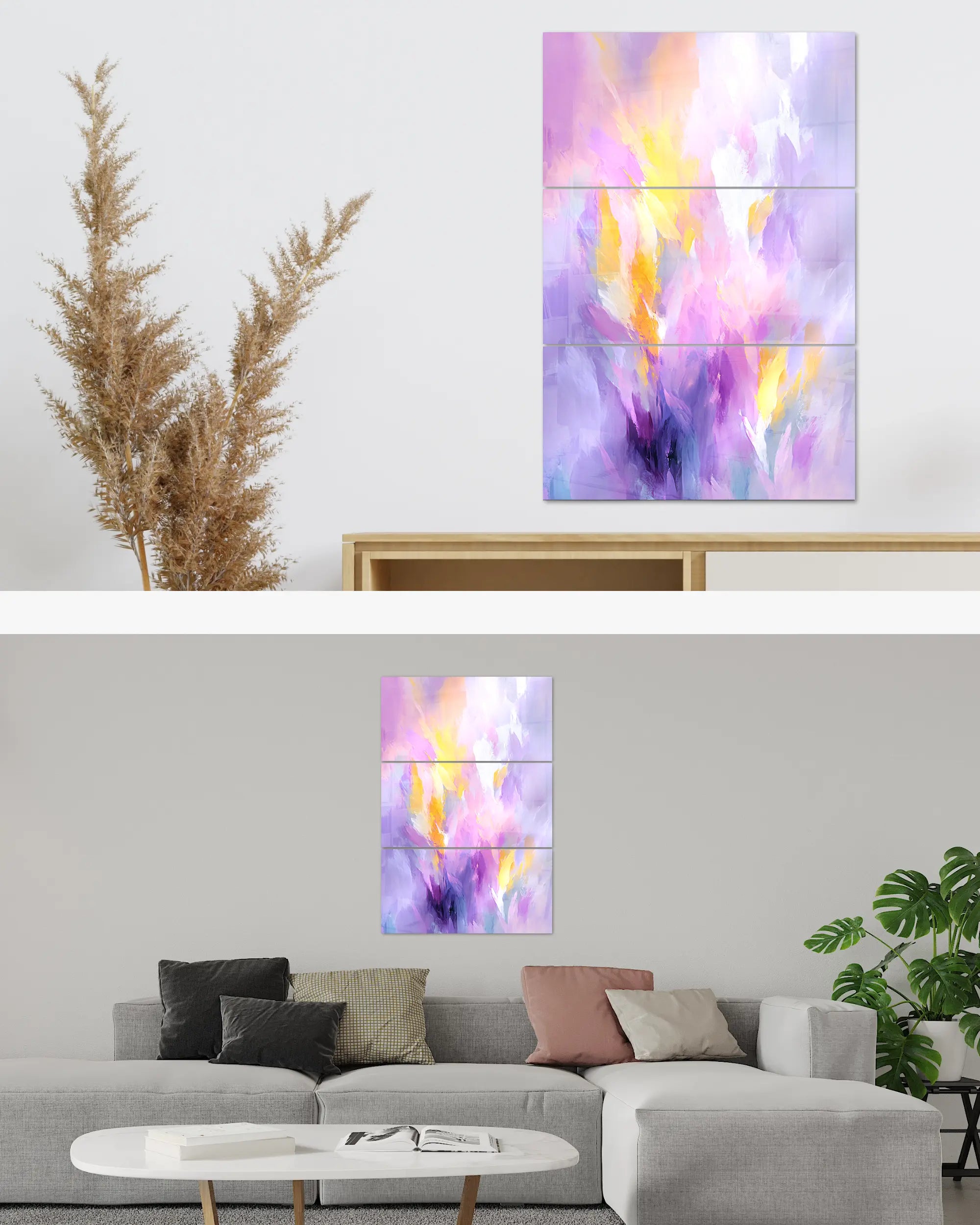 Zimmeransicht des Poster Plate Designs Lust und Laune im Acrylic Style in der Größe Mighty (60 x 90 cm)