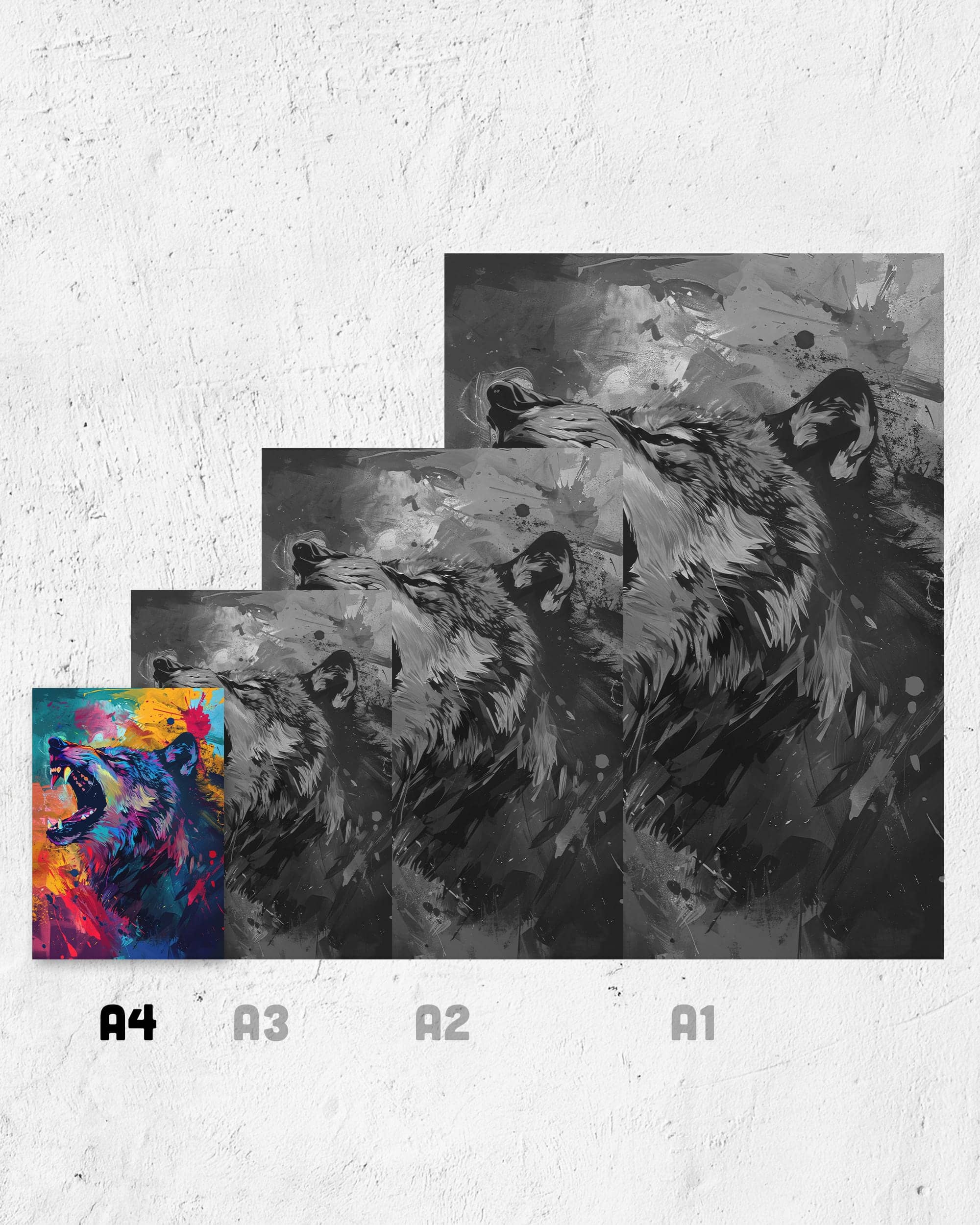 Graffiti-Roar | 3-Type Poster